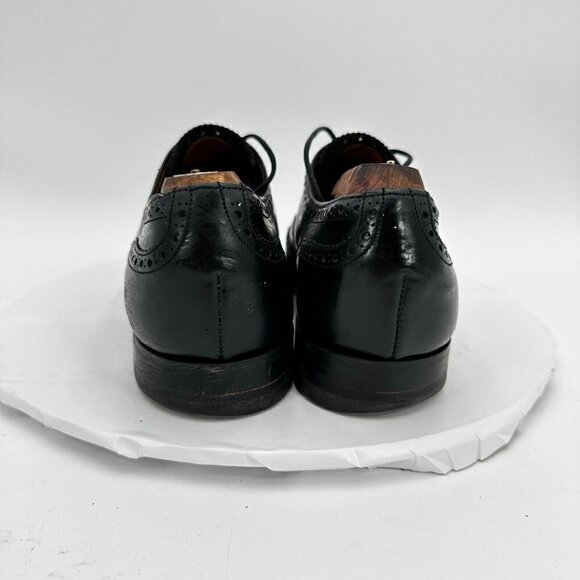 Church's English Premium Grade Men Size 8 D Black Leather Wingtip Dress Shoes - Picture 6 of 15